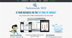 Desktop Screenshot of nationwideseo.com