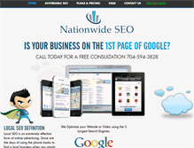 Tablet Screenshot of nationwideseo.com